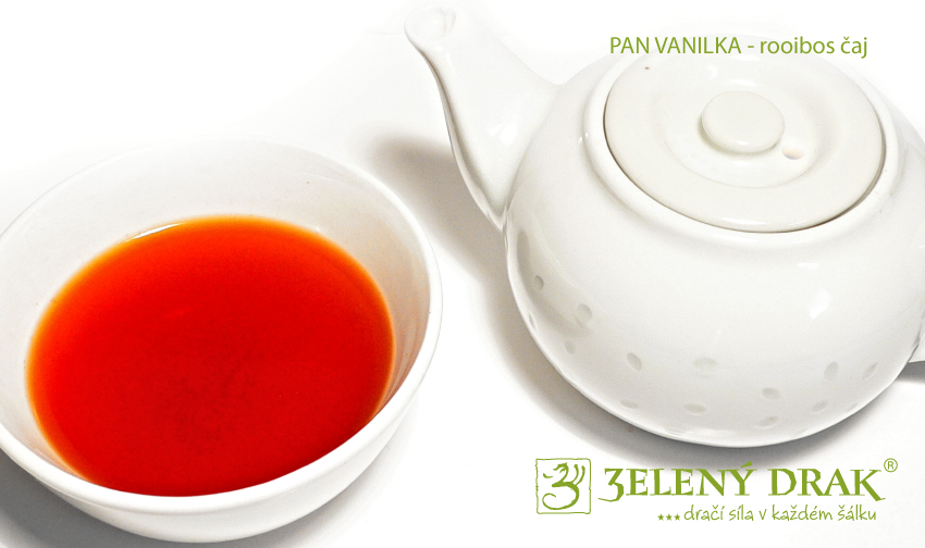 PAN VANILKA - rooibos čaj - nálev