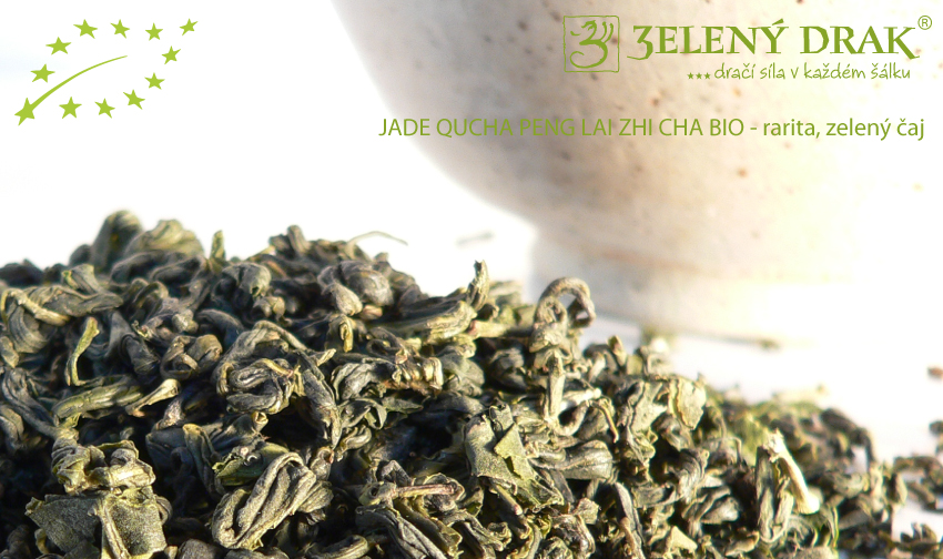 CHINA GREEN JADE QUCHA PENG LAI ZHI CHA BIO - rarita, zelený čaj