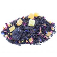 RŮŽOVÝ RÁJ - černý sypaný čaj