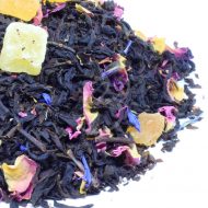 RŮŽOVÝ RÁJ - černý sypaný čaj - Obrázek 2