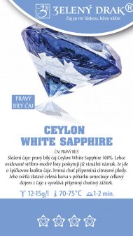 CEYLON WHITE SAPPHIRE - BÍLÝ SAFÍR BIO - Obrázek 2