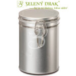 PLECHOVÁ  DÓZA STŘÍBRNÁ