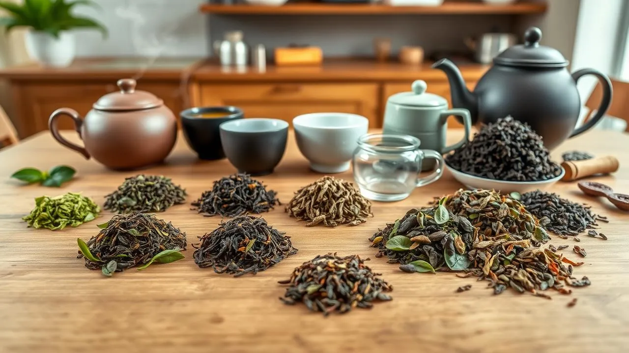 druhy sypaných čajů