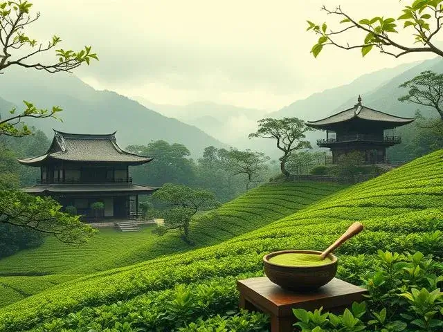 Japonsko a Korea – umění zeleného čaje