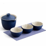 ČAJOVÁ SADA • GAIWAN (ZHONG) + 3 KALÍŠKY