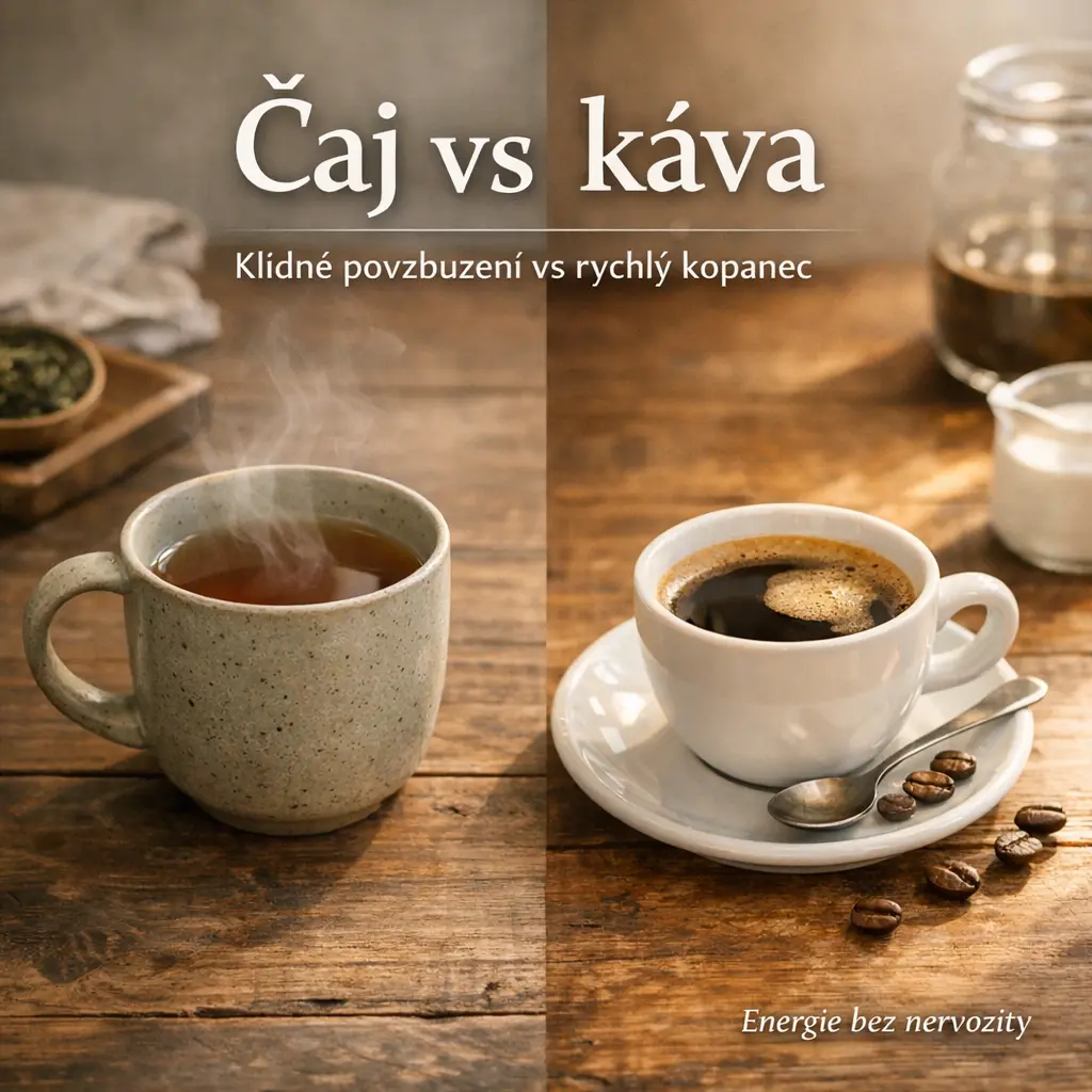 Povzbuzení z čaje vs kopanec z kávy: v čem je rozdíl
