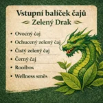 Vstupní balíček sypaných čajů • Bestseller výběr Zelený Drak